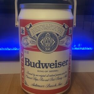 Vintage Budweiser can cooler